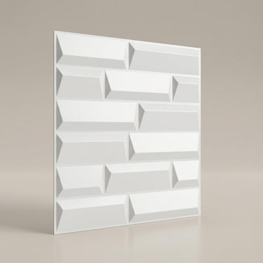 Aria Wood 624 White PVC Panels | 1.6 x 1.6 Ft, 1 mm