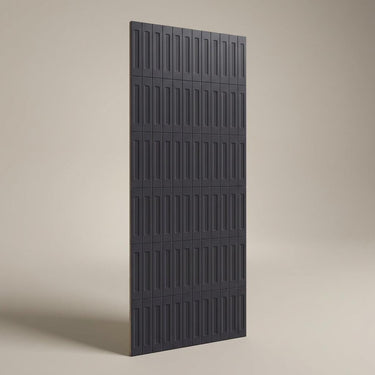 Aura Hue Velvet Black Engineered Wood Panels | 8 x 4 Ft, 6 mm