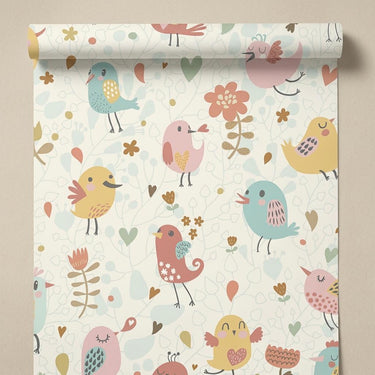 Chirpy Colors, Kiddopia, Wallpaper, 54  sft