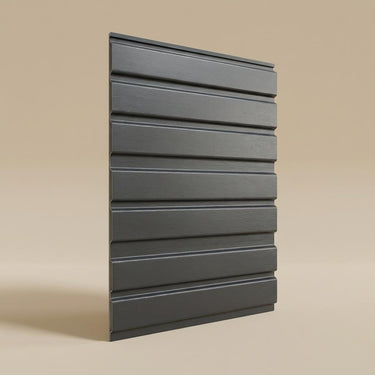 Modern Anthracite Grey - Scandinavian Flutes - Grey - Fluted Ceiling Panel - 1 ft x 13 ft