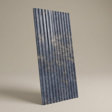 Sora Drift 458 Royal Blue PVC Panels | 9.5 x 0.5 Ft, 5 mm