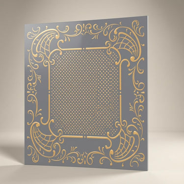 Mosaic Royal Grey - Moraccan Meshwork - Silver, Grey - Decorative Ceiling Panel - 2 ft x 2 ft