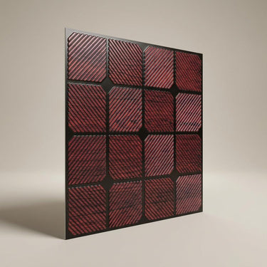 Metal Antique Rosewood - Greek Geometric - Brown, Black - Decorative Ceiling Panel - 2 ft x 2 ft