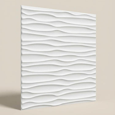 Paintable Foundation - Greek Geometric - White - Decorative Ceiling Panel - 2 ft x 2 ft