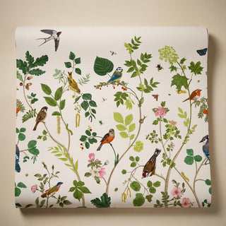 Tree-top Tunes, Whiskers & Blossoms, Wallpaper, 54  sft