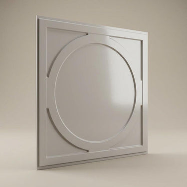 Wash Dawn Pink - Greek Geometric - Pink - Decorative Ceiling Panel - 2 ft x 2 ft