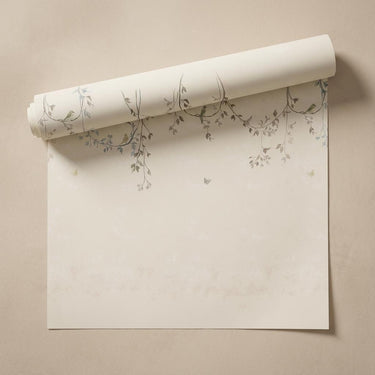 Soft Fall Symphony Off White, Botanical Tales, Wallpaper, 54  sft