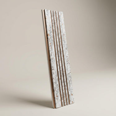 Lune Echo 410 Ash Grey Polystyrene Panels | 9.5 x 0.4 Ft, 12 mm