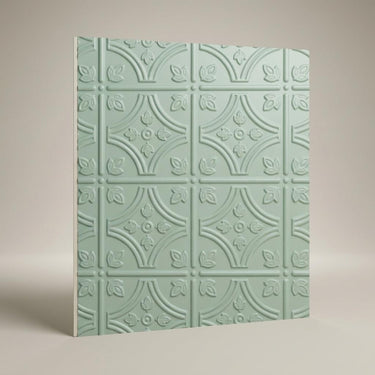 Sheen Edge Water - Moraccan Meshwork - Blue - Decorative Ceiling Panel - 2 ft x 2 ft