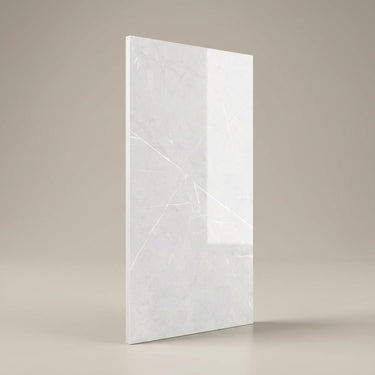 Imperial Pearl Marble, Vein White, Marble, Tiles - Vitrified - Full Body, 2 x 1 ft, 9 mm