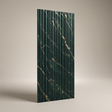 Silva Hue 469 Forest Green PVC Panels | 9.5 x 0.5 Ft, 5 mm