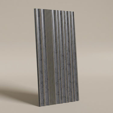 Umber Weave Grey Recycled PP Panels | 8 x 0.8 Ft, 10 mm