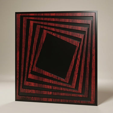 Patina Antique Rosewood - Greek Geometric - Green, Black - Decorative Ceiling Panel - 2 ft x 2 ft