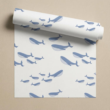 Waves & Whales, Kiddopia, Wallpaper, 54  sft