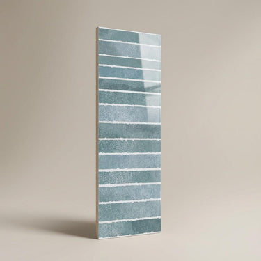 Aquamarine Metro Mist, Medium Grey, Subway, Tiles - Vitrified - Full Body, 1 x 0.25 ft, 8 mm