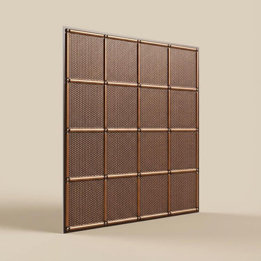 Antique Copper Traditional - Greek Geometric - Copper, Bronze - Decorative Ceiling Panel - 2 ft x 2 ft