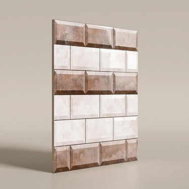 Glomat Metro, Beige, Printed, Tiles - Vitrified - Full Body, 1 x 1 ft, 9 mm