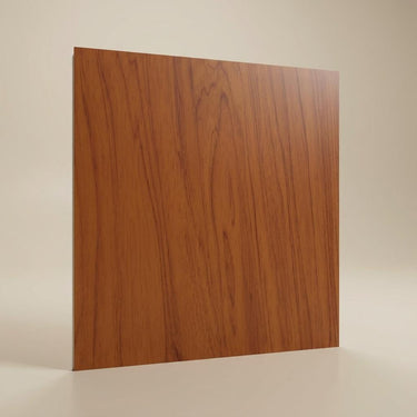 Oak Cherry Wood - Moraccan Meshwork - Brown, Wooden - Decorative Ceiling Panel - 2 ft x 2 ft