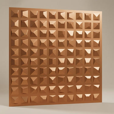 Strong Copper - Greek Geometric - Copper - Decorative Ceiling Panel - 2 ft x 2 ft