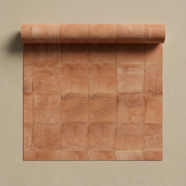 Silent Squares- Terracota, Aroma of Calm, Wallpaper, 58  sft