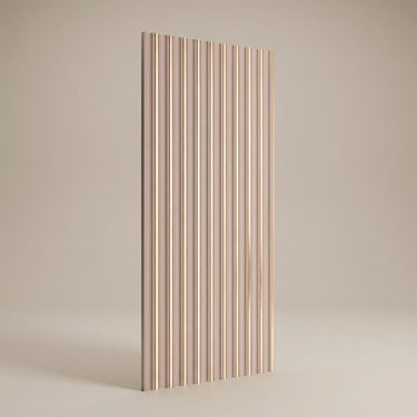 Terra Wave Khaki Recycled PP Panels | 8 x 0.8 Ft, 10 mm