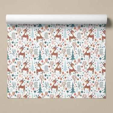 Mini Rudolphs, Kiddopia, Wallpaper, 54  sft