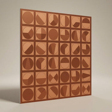 Coat Copper - Greek Geometric - Copper - Decorative Ceiling Panel - 2 ft x 2 ft