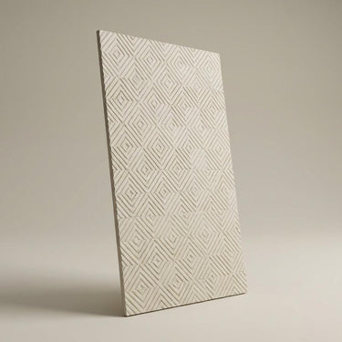 Côte Grain Off-White Clay Panels | 3.9 x 2 Ft, 3 mm