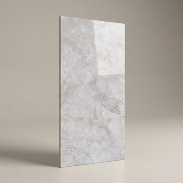 Sovereign Crème Marble, Light Grey, Marble, Tiles - Vitrified - Full Body, 2 x 1 ft, 9 mm