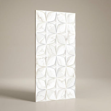 Refined 25221 HL 2, Warm White, Patterned, Tiles - Vitrified - Full Body, 2 x 1 ft, 9 mm