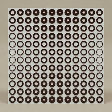 Gleam Antique Mocha - Greek Geometric - Brown - Decorative Ceiling Panel - 2 ft x 2 ft