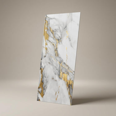 Viva Frost 479 White PVC Panels | 9.5 x 0.5 Ft, 5 mm