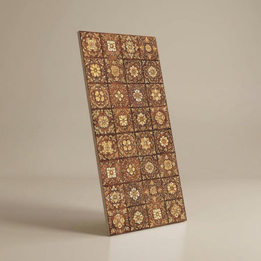 Bronze Artisan Heritage, Dark Brown, Printed, Tiles - Vitrified - Full Body, 4 x 2 ft, 9 mm