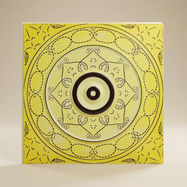 Intense Sunny Brown - Baali Botanical - Brown, Orange - Decorative Ceiling Panel - 2 ft x 2 ft