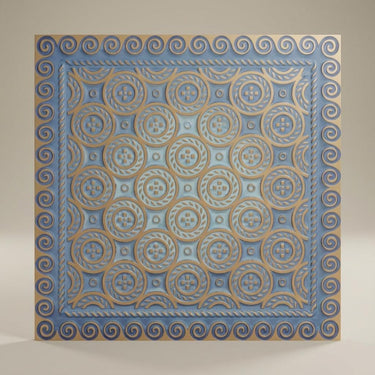 Palette Golden Swan - Moraccan Meshwork - Gold, Yellow - Decorative Ceiling Panel - 2 ft x 2 ft