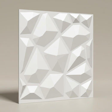 Paintable Blank - Himalayan Rock Imprint - White - Decorative Ceiling Panel - 2 ft x 2 ft