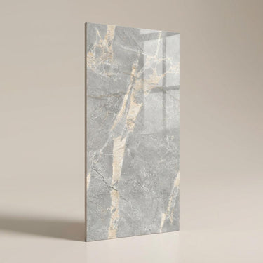 Tizora Sky, Cream, Marble, Tiles - Ceramic, 4 x 2 ft, 8.5 mm