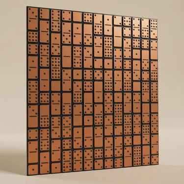 Antique Copper Lustrous - Greek Geometric - Copper, Bronze - Decorative Ceiling Panel - 2 ft x 2 ft