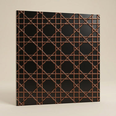 Antique Copper Oxidized - Moraccan Meshwork - Copper, Bronze - Decorative Ceiling Panel - 2 ft x 2 ft