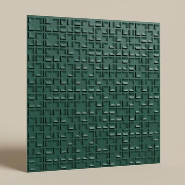 True R L Green - Greek Geometric - Green - Decorative Ceiling Panel - 2 ft x 2 ft