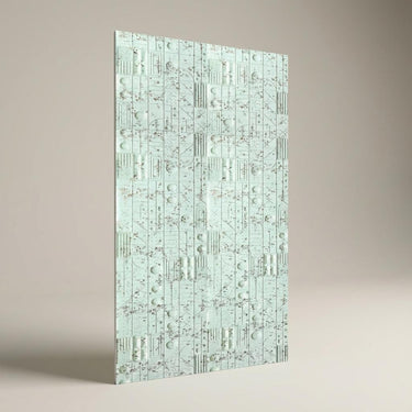 Aura Edge Turquoise Velvet Panels | 8 x 2 Ft, 2 mm