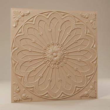 Sheen Brown Candy - Baali Botanical - Brown - Decorative Ceiling Panel - 2 ft x 2 ft