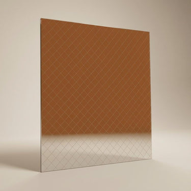 Umber Drift Multi-colour Mirror Panels | 1 x 1 Ft, 5 mm