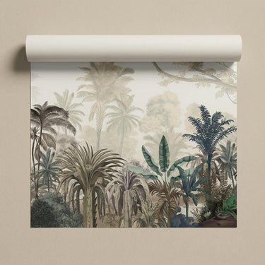 Palm Mirage, Tropical Realm, Wallpaper, 54  sft