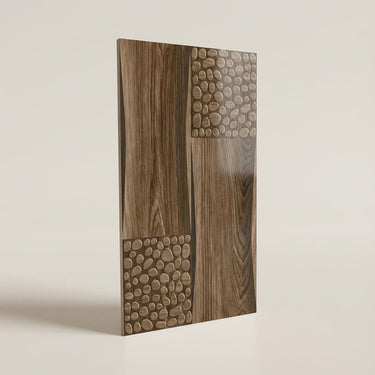 Glomat Craft, Brown, Printed, Tiles - Vitrified - Full Body, 1 x 1 ft, 9 mm