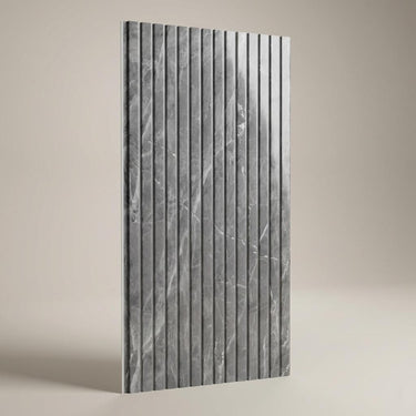 Noir Grain 481 Grey PVC Panels | 9.5 x 0.5 Ft, 5 mm