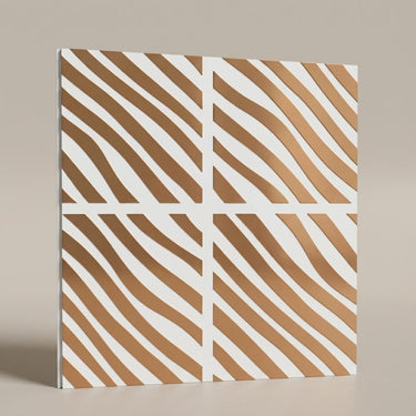 Rustic Antique White - Greek Geometric - White, Beige - Decorative Ceiling Panel - 2 ft x 2 ft