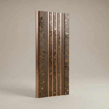 Vert Wood 409 Copper brown Polystyrene Panels | 9.5 x 0.4 Ft, 12 mm