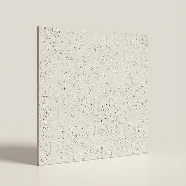 Parchment Marble, Ivory White, Terrazzo, Tiles - Vitrified - Full Body, 2 x 2 ft, 7 mm