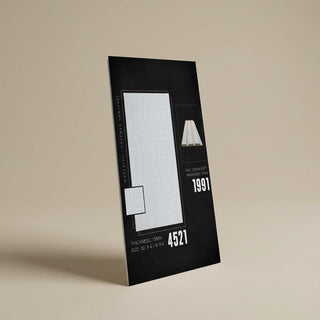 Lune Grain Light Grey Polymer Craft Panels | 10 x 4 Ft, 1 mm